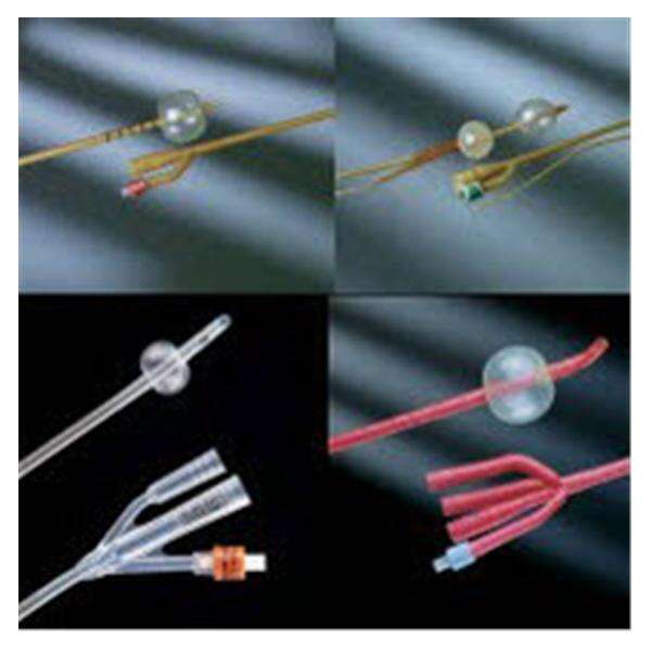 Catheter Foley Lubri-Sil 16Fr 5cc Coude Tip Silicone 2-Way 16